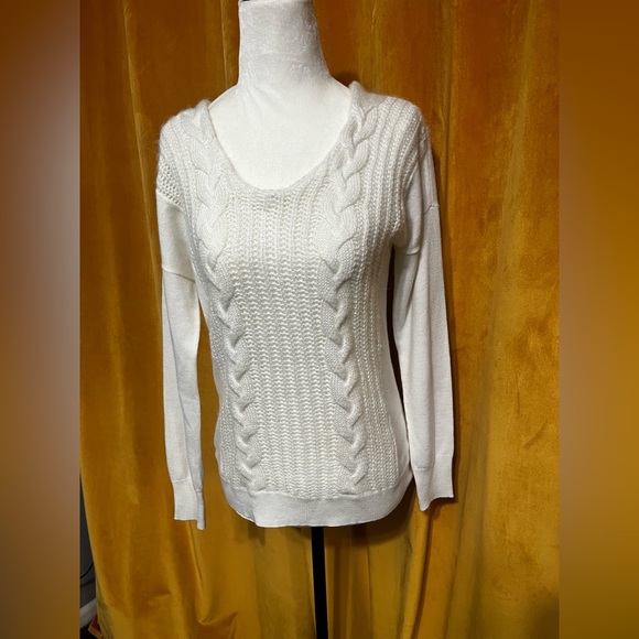 The Limited small button back sweater top - Picture 1 of 3